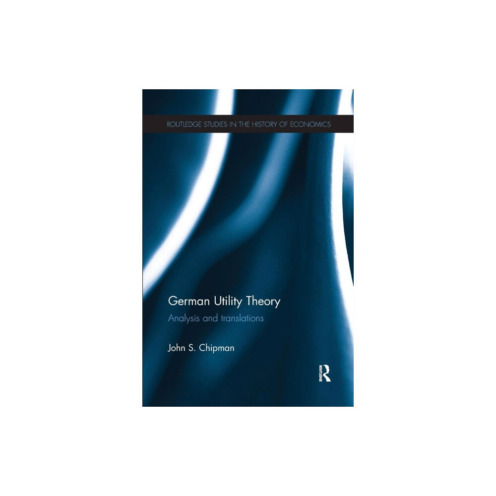 Taylor & francis ltd German Utility Theory (häftad, eng)