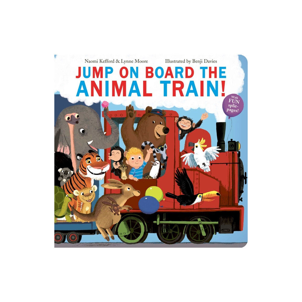 Simon & Schuster Ltd Jump On Board the Animal Train (bok, board book, eng)