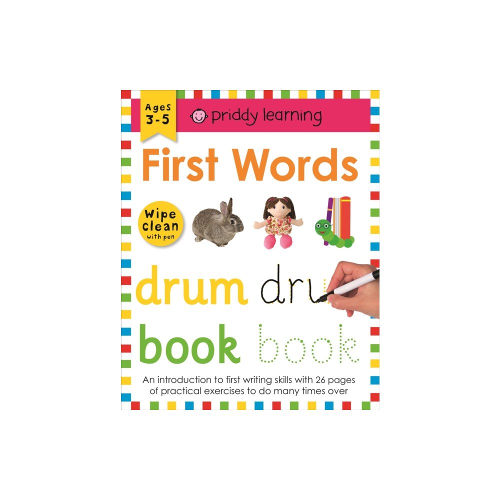 Priddy Books Wipe Clean Workbook: First Words (bok, spiral, eng)