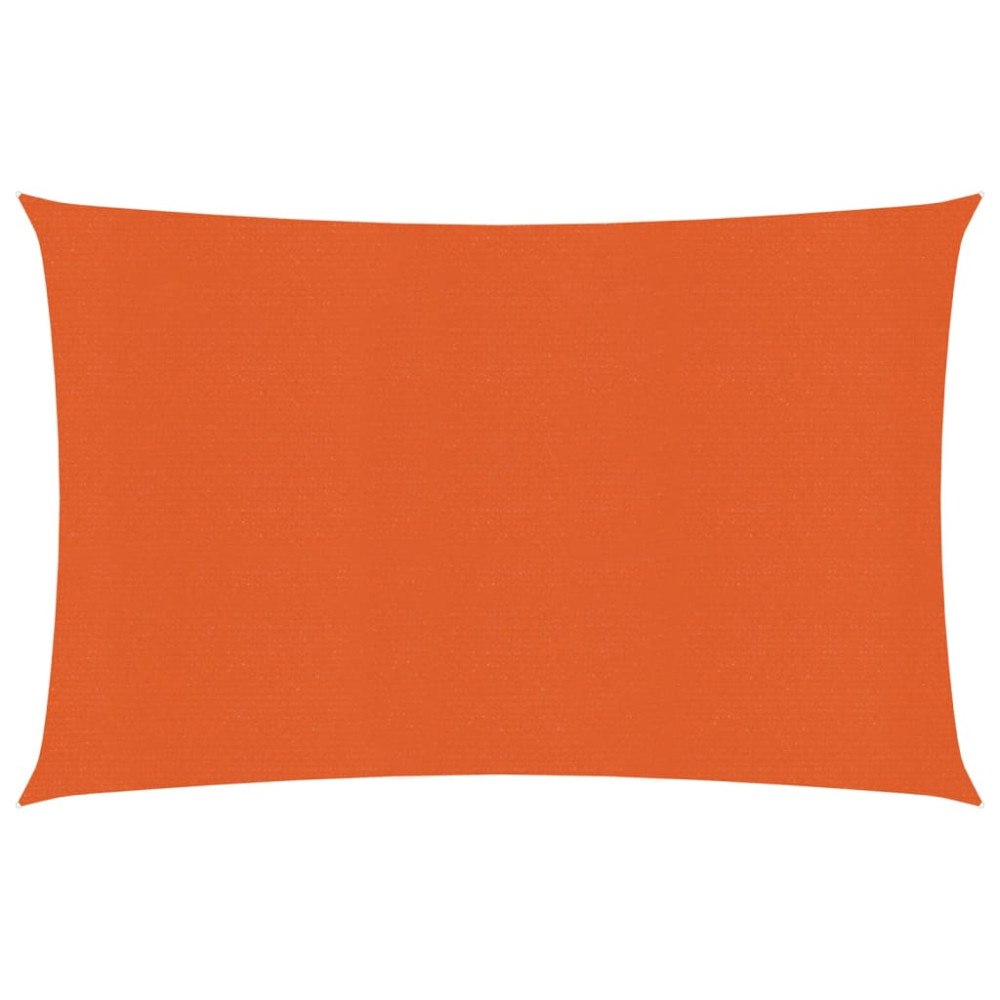 vidaXL Solsegel 160 g/m² orange 3x4 m HDPE