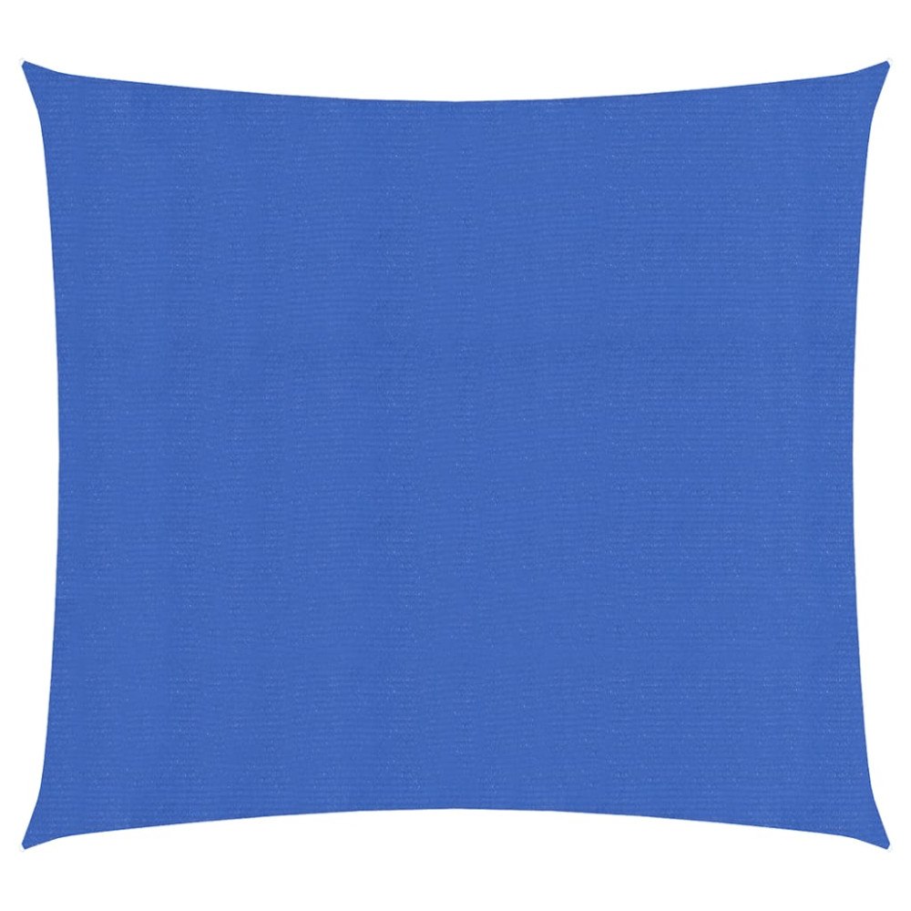 vidaXL Solsegel 160 g/m² fyrkantig blå 5x5 m HDPE