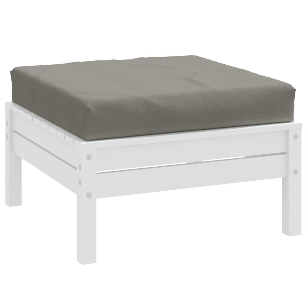 vidaXL Palldyna melerad grå 60x60x9,5 cm tyg