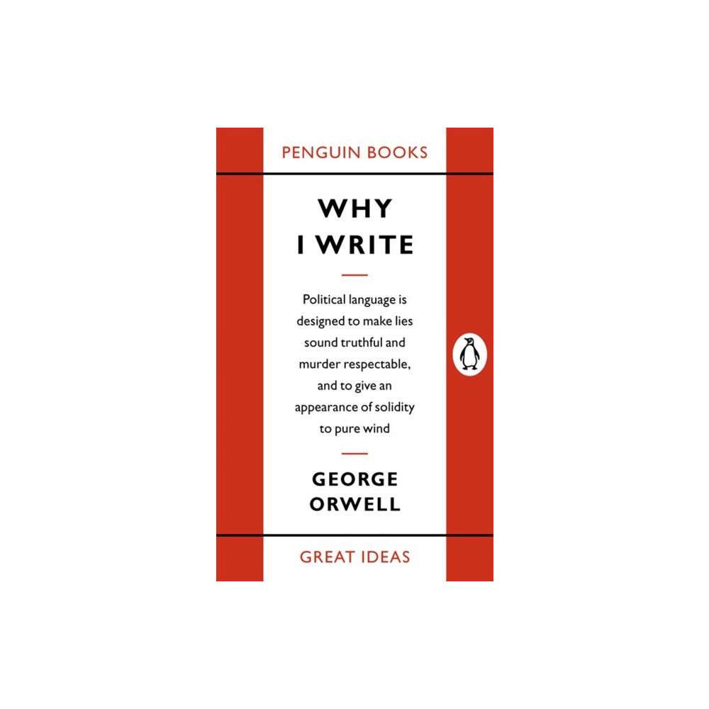 Penguin books ltd Why I Write (häftad, eng)