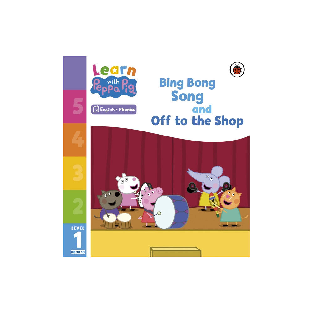 Penguin Random House Children's UK Learn with Peppa Phonics Level 1 Book 10 – Bing Bong Song and Off to the Shop (Phonics Reader) (häftad, eng)