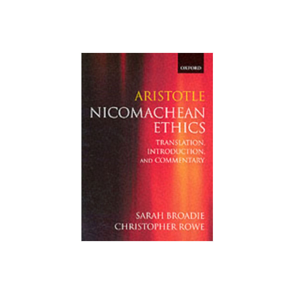 Oxford University Press Aristotle: Nicomachean Ethics (häftad, eng)