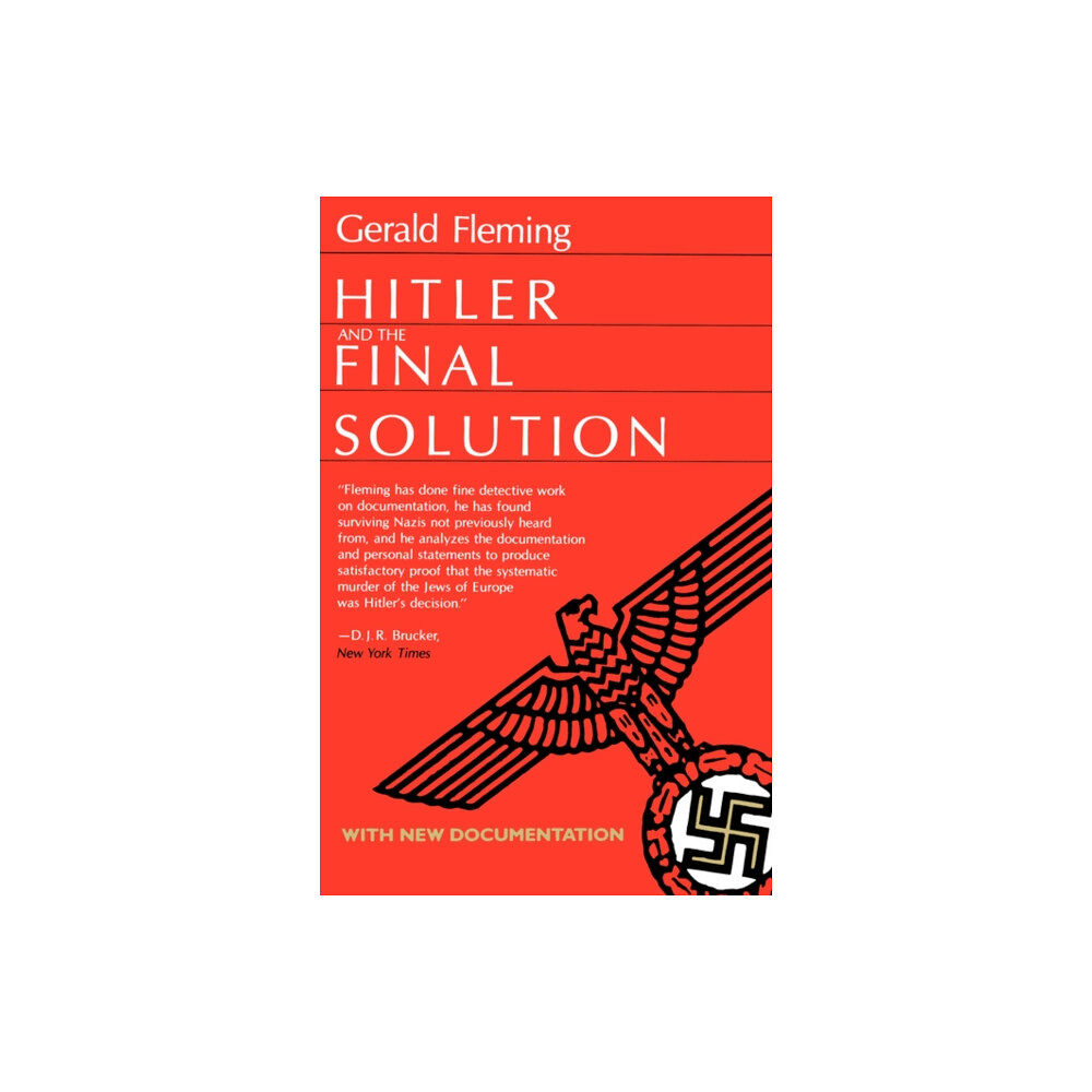 University of california press Hitler and the Final Solution (häftad, eng)