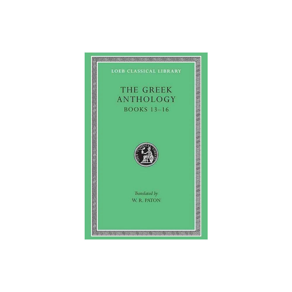 Harvard university press The Greek Anthology, Volume V (inbunden, eng)