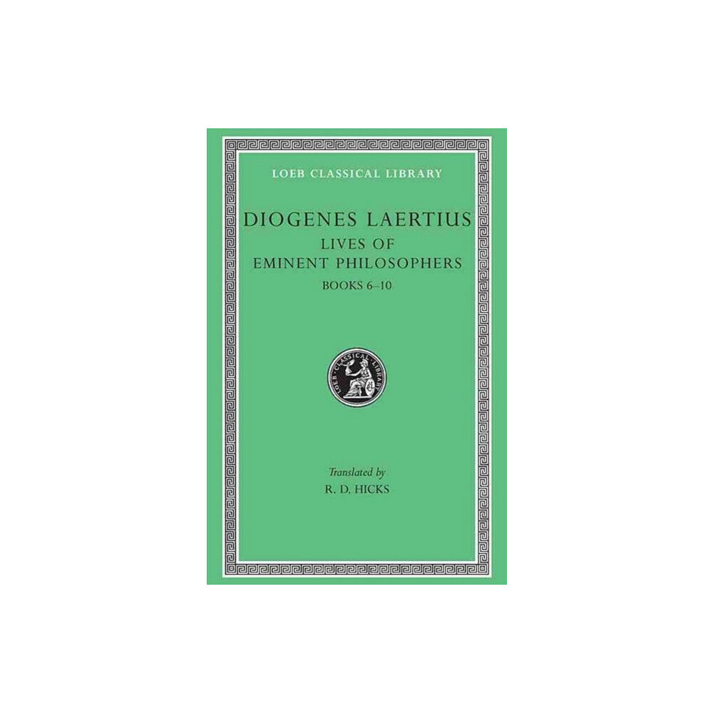 Harvard university press Lives of Eminent Philosophers, Volume II (inbunden, eng)