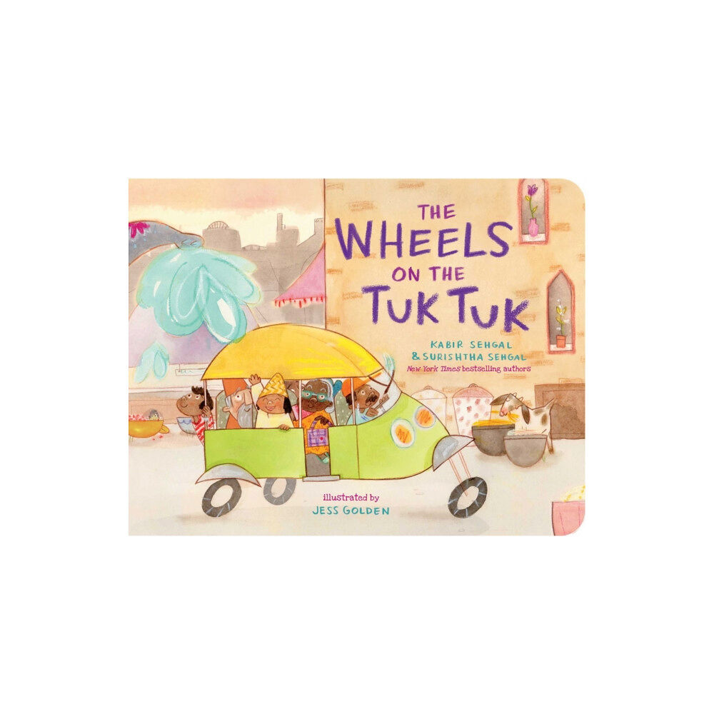 Simon & Schuster The Wheels on the Tuk Tuk (bok, board book, eng)