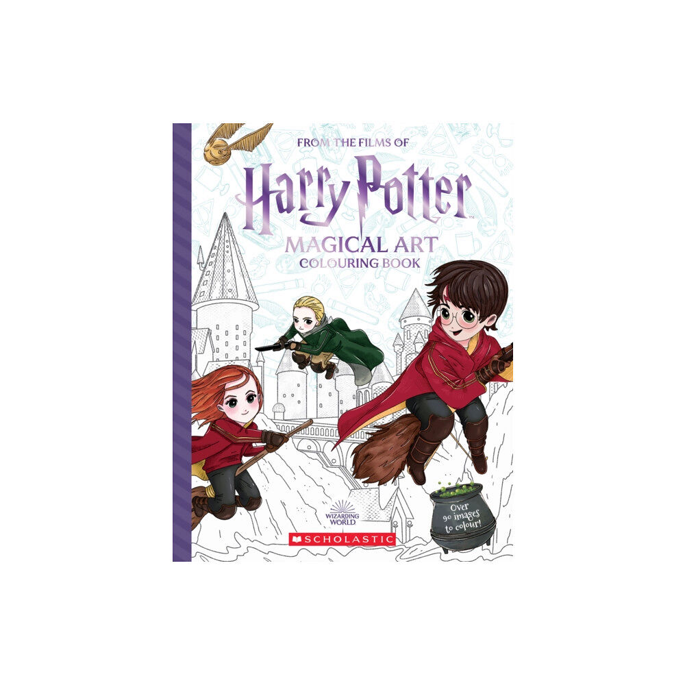Scholastic Harry Potter: Magical Art Colouring Book (häftad, eng)