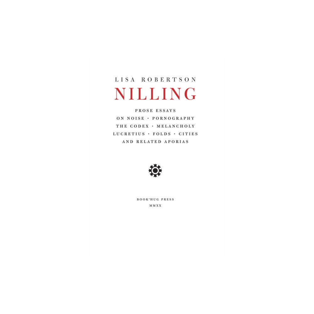 Book*hug Nilling (häftad, eng)