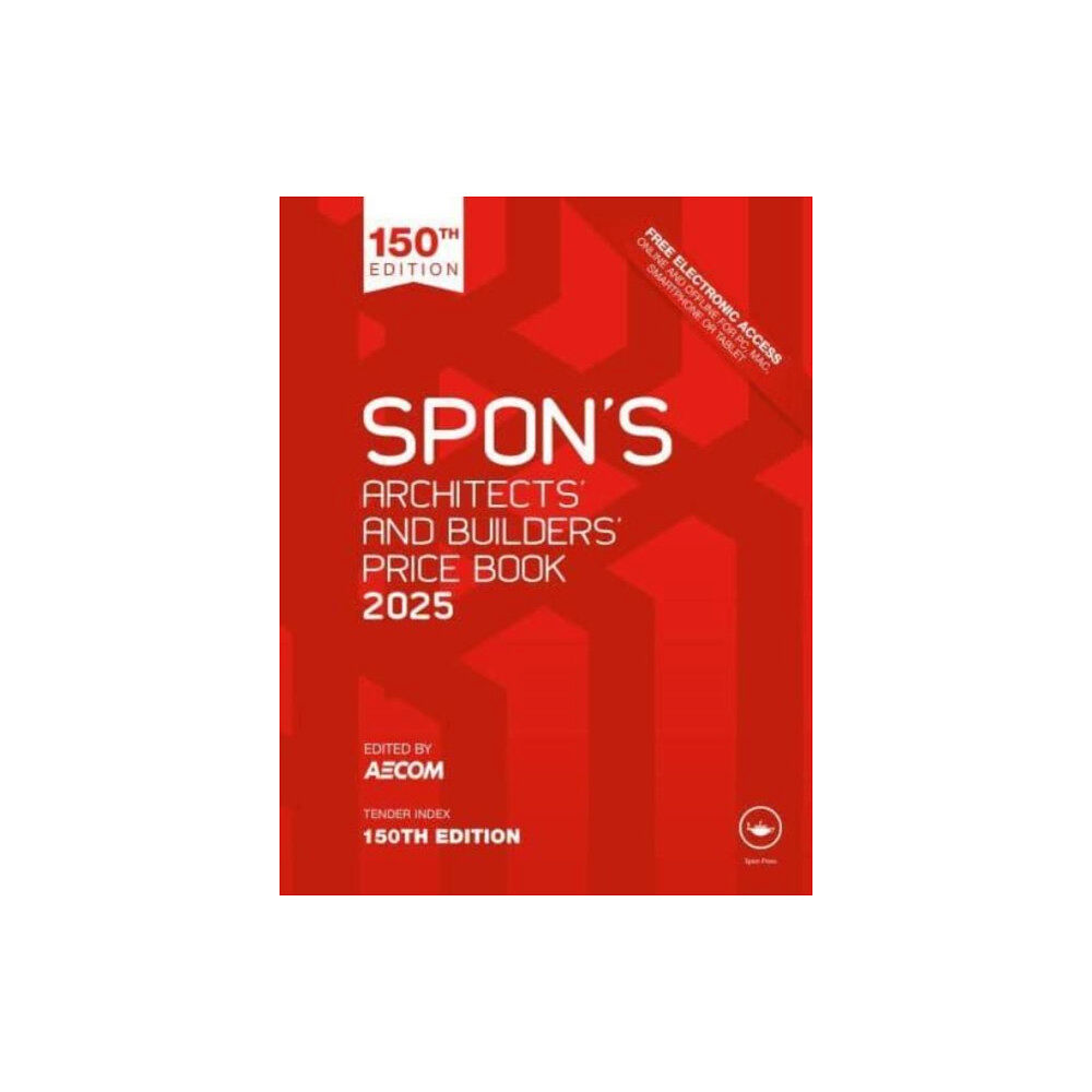 Taylor & francis ltd Spon's Architects' and Builders' Price Book 2025 (inbunden, eng)