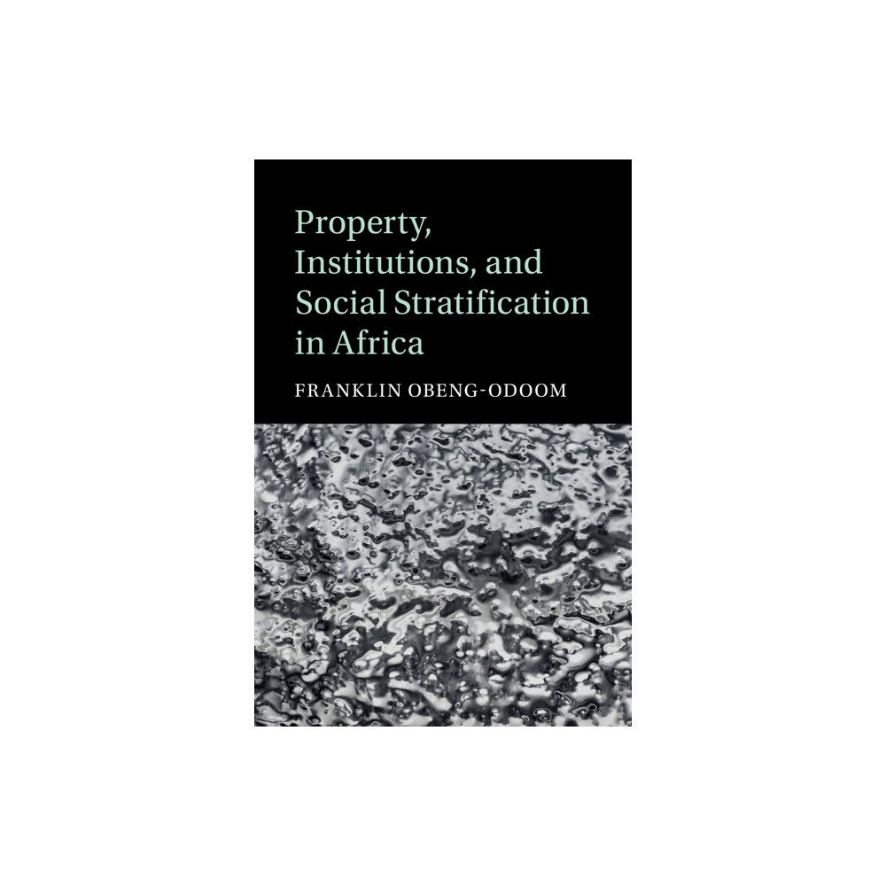 Cambridge University Press Property, Institutions, and Social Stratification in Africa (häftad, eng)