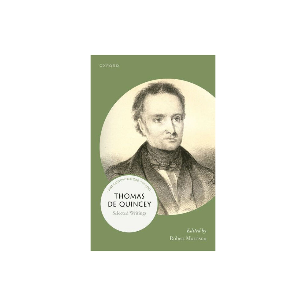 Oxford University Press Thomas De Quincey (häftad, eng)