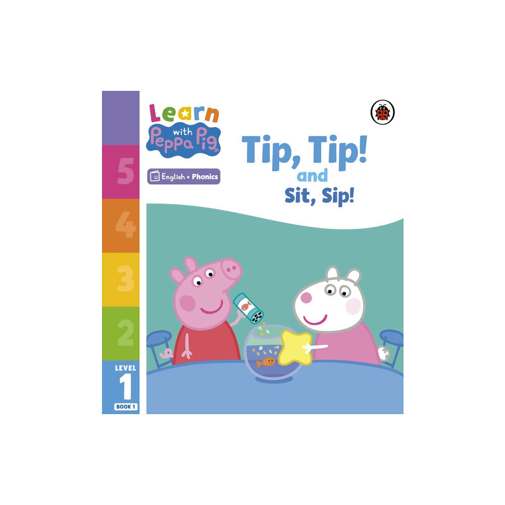 Penguin Random House Children's UK Learn with Peppa Phonics Level 1 Book 1 – Tip Tip and Sit Sip (Phonics Reader) (häftad, eng)