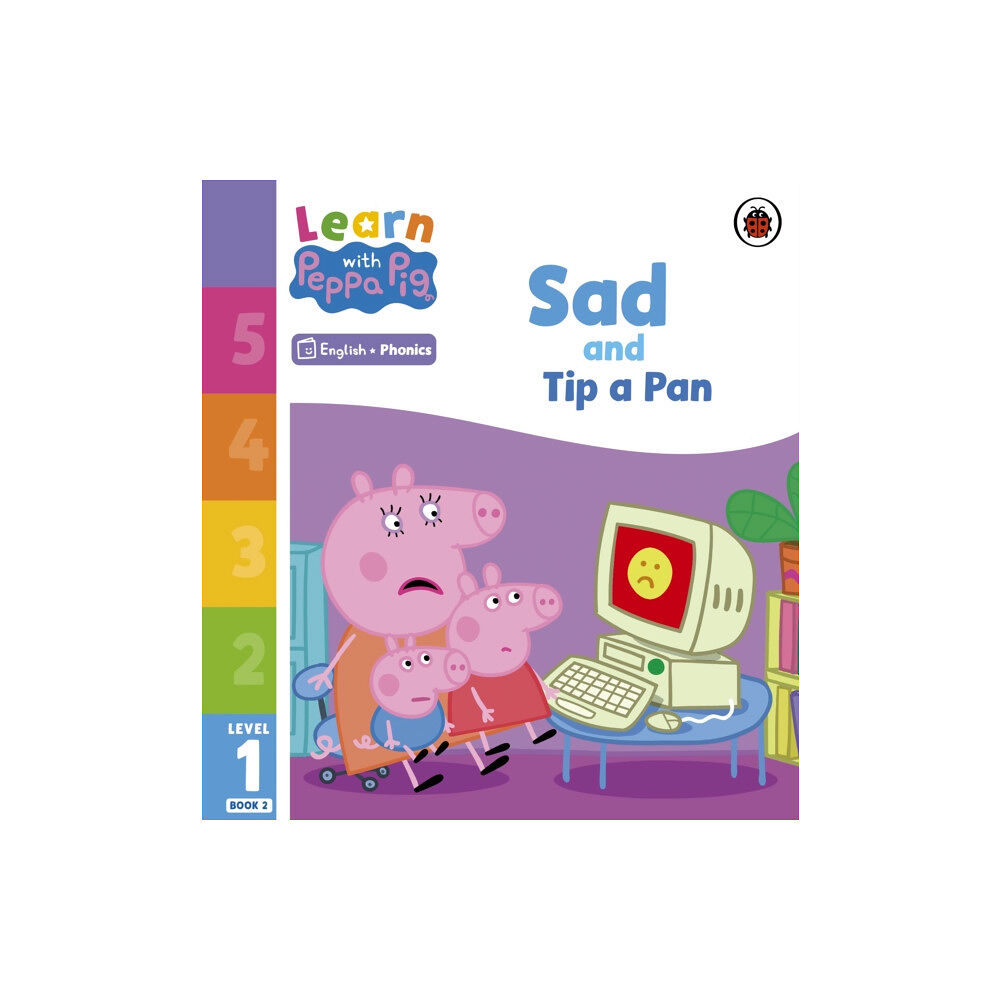Penguin Random House Children's UK Learn with Peppa Phonics Level 1 Book 2 – Sad and Tip a Pan (Phonics Reader) (häftad, eng)