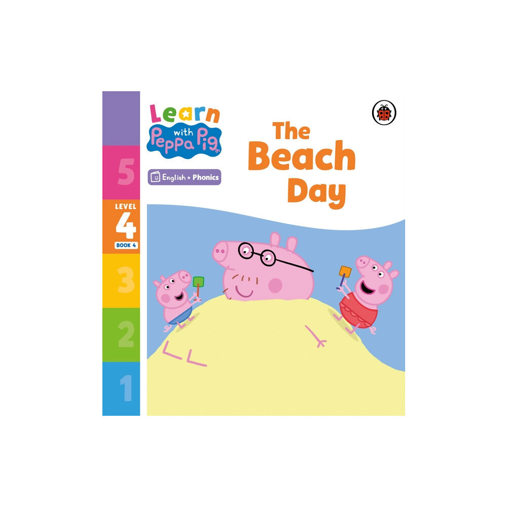 Penguin Random House Children's UK Learn with Peppa Phonics Level 4 Book 4 – The Beach Day (Phonics Reader) (häftad, eng)