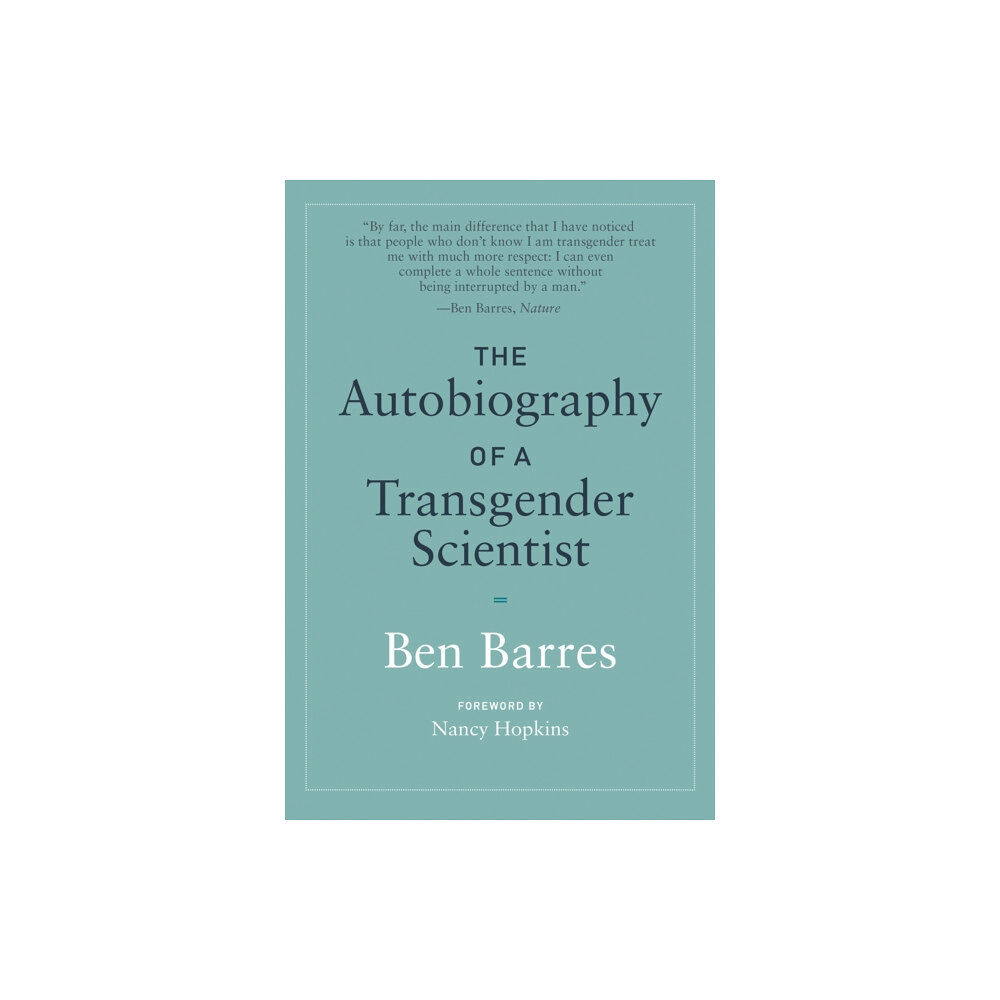 Mit press ltd The Autobiography of a Transgender Scientist (häftad, eng)