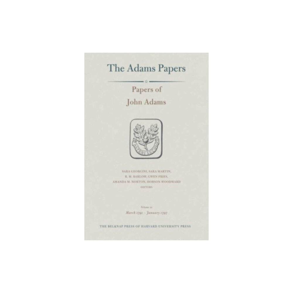 Harvard university press Papers of John Adams (inbunden, eng)