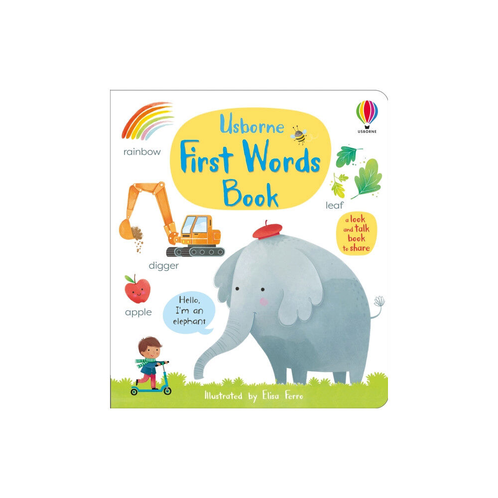 Usborne Publishing Ltd First Words Book (bok, board book, eng)