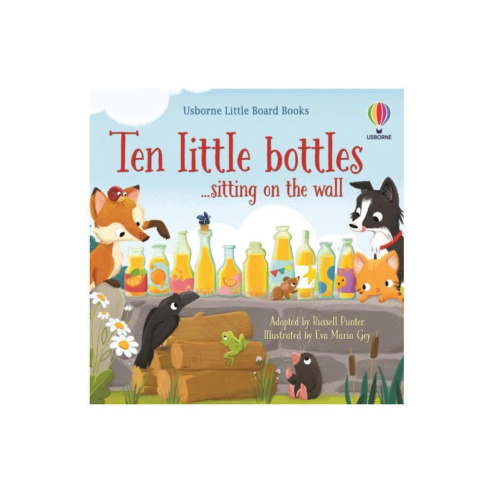 Usborne Publishing Ltd Ten little bottles sitting on the wall (bok, board book, eng)