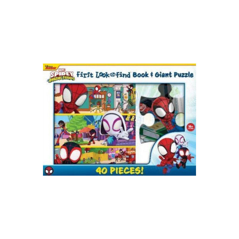 Phoenix International Publications, Incorporated Disney Junior Mavel Spidy & His Amazing Friends First Look & Find Book & Giant Puzzle (inbunden, eng)