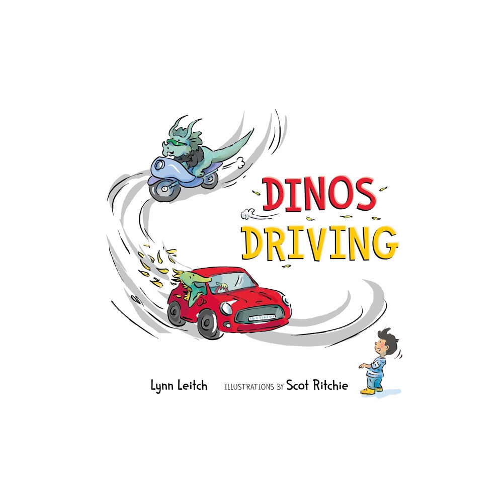 Pajama Press Dinos Driving (bok, board book, eng)