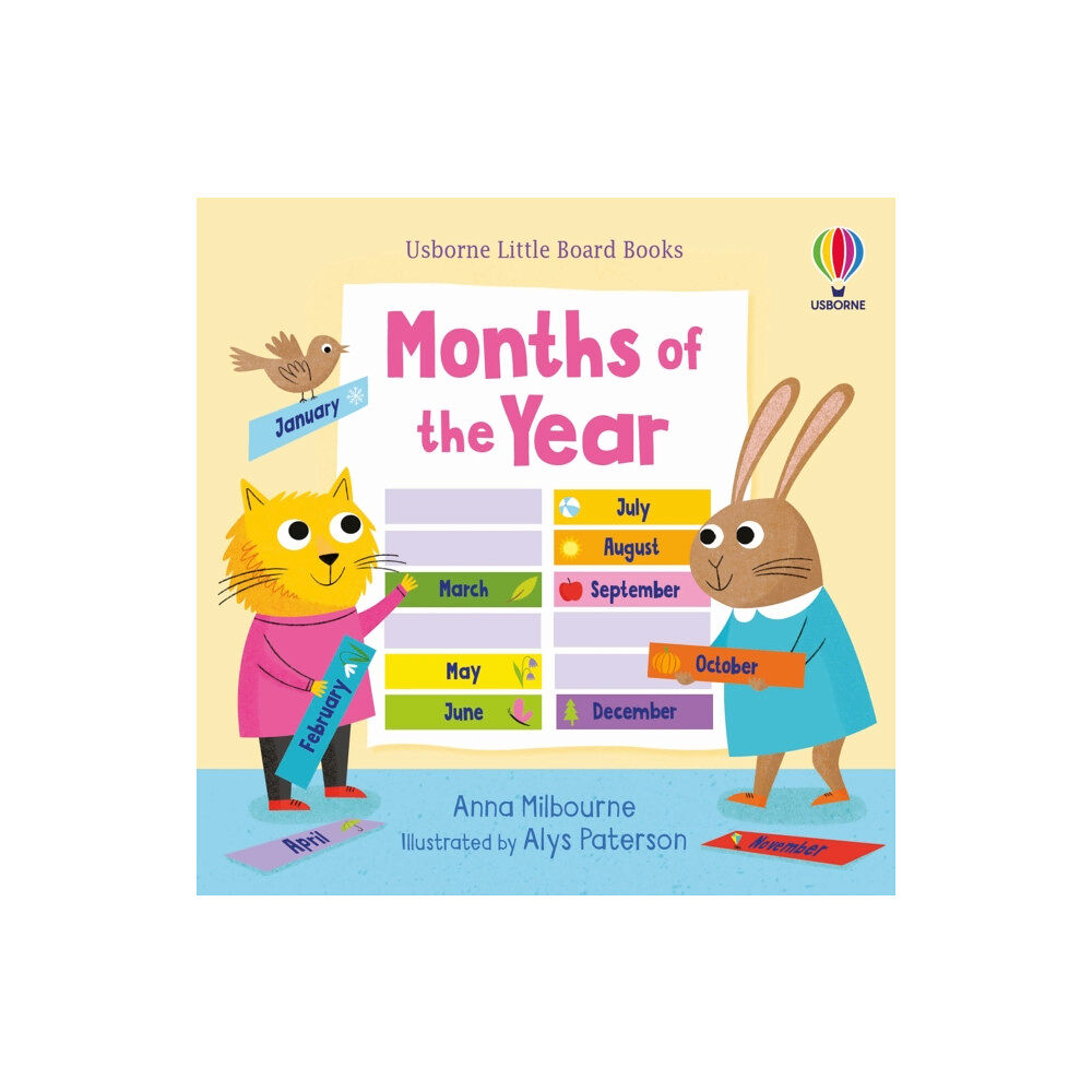 Usborne Publishing Ltd Little Board Books Months of the Year (bok, board book, eng)