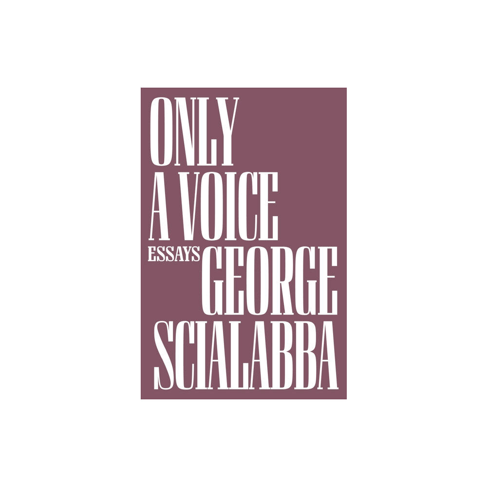 Verso Books Only a Voice (inbunden, eng)