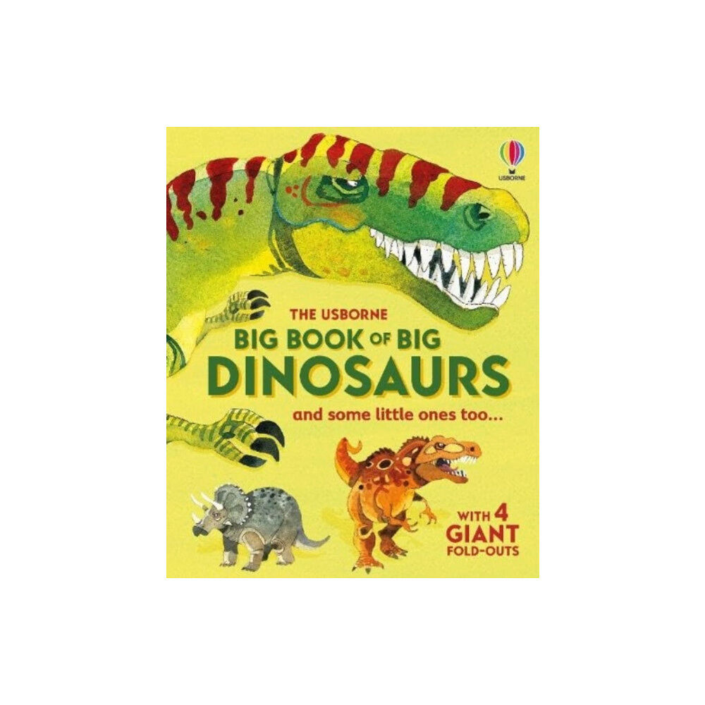 Usborne Publishing Ltd Big Book of Big Dinosaurs (inbunden, eng)