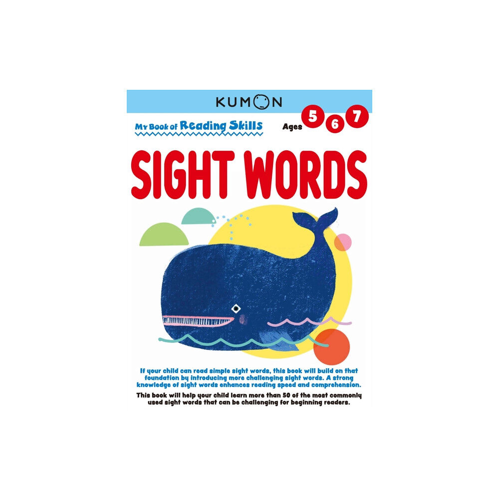 Kumon Publishing North America, Inc Kumon My Bk of Reading Skills: Sight Words (häftad, eng)