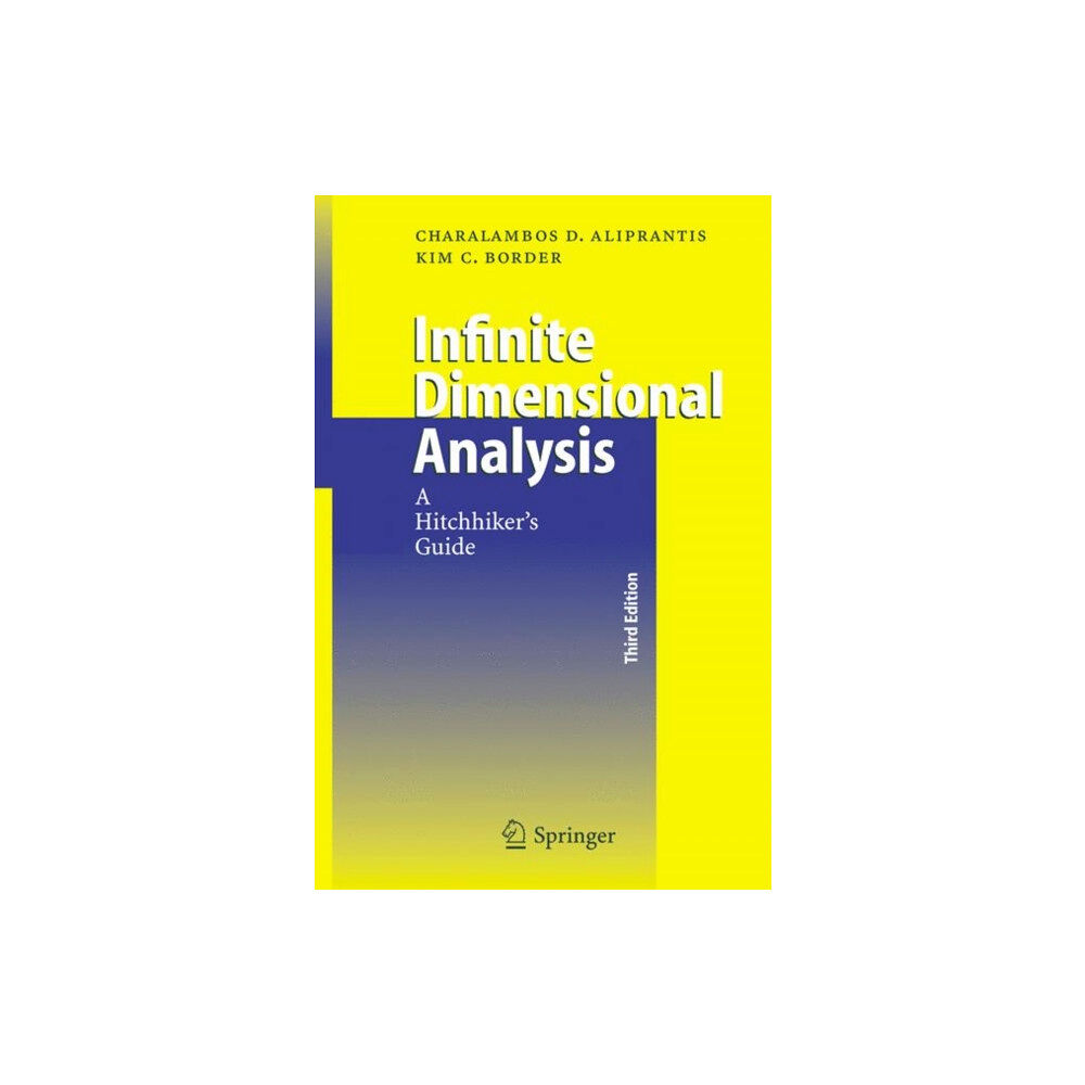 Springer-Verlag Berlin and Heidelberg GmbH & Co. K Infinite Dimensional Analysis (häftad, eng)