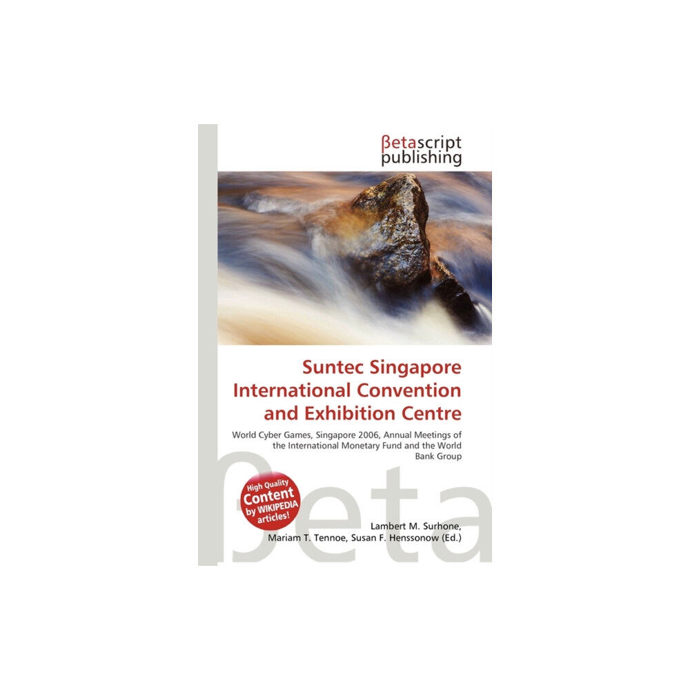 Betascript Publishing Suntec Singapore International Convention and Exhibition Centre (häftad, eng)