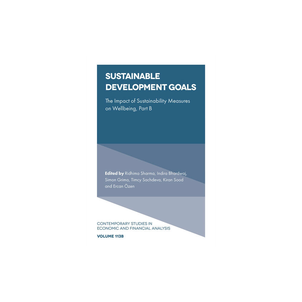 Emerald Publishing Limited Sustainable Development Goals (inbunden, eng)