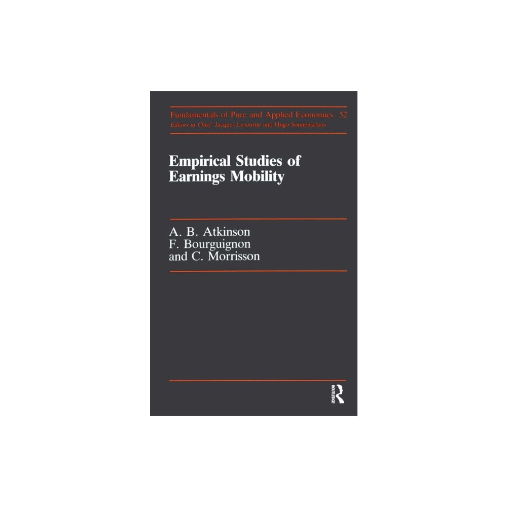 Harwood-Academic Publishers Empirical Studies Of Earnings (häftad, eng)