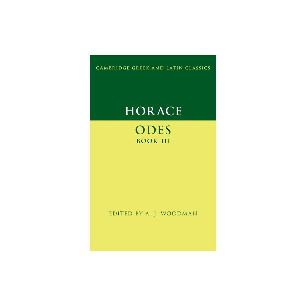 Cambridge University Press Horace: Odes Book III (häftad, eng)