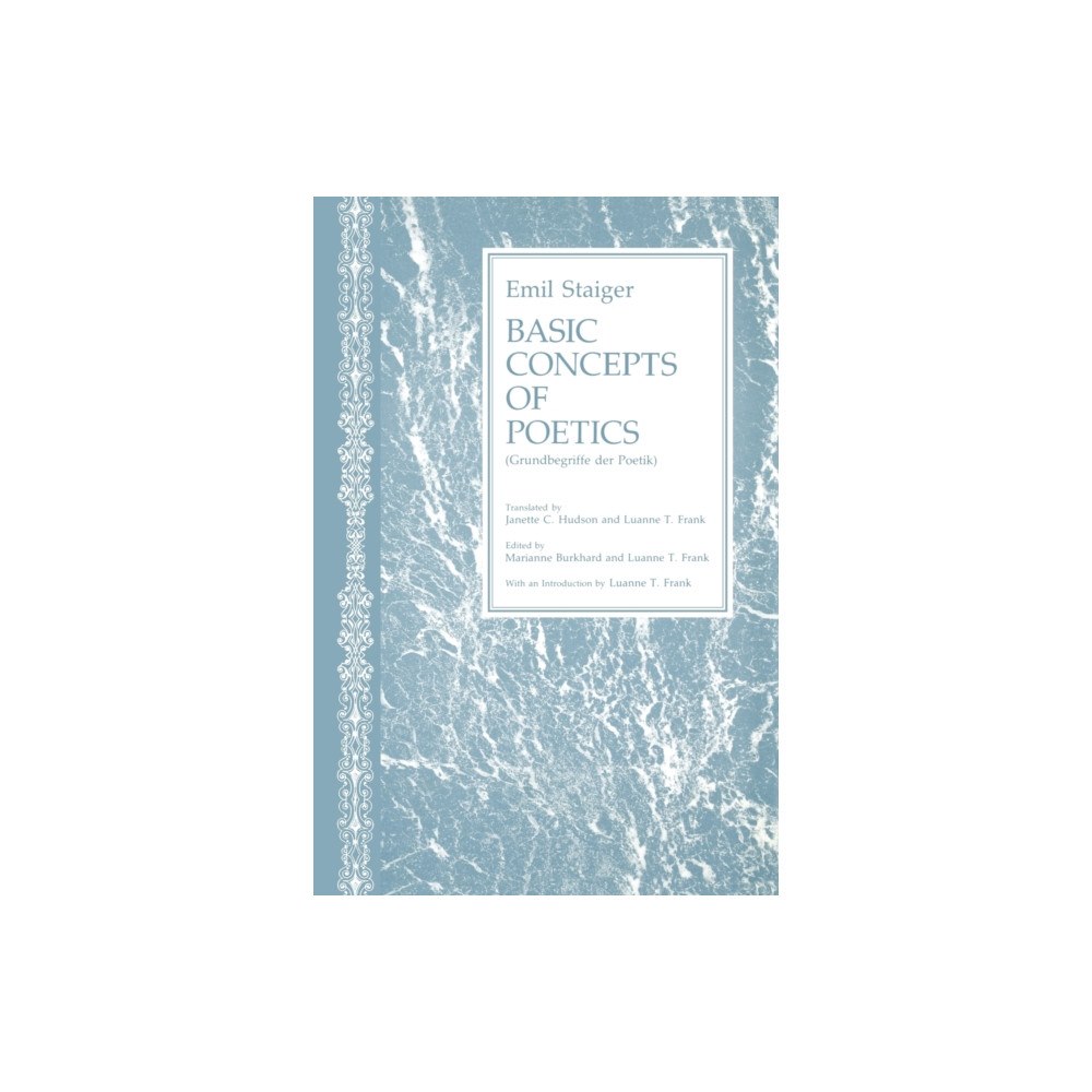 Pennsylvania State University Press Basic Concepts of Poetics (häftad, eng)