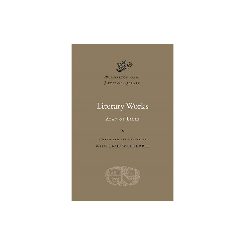 Harvard university press Literary Works (inbunden, eng)