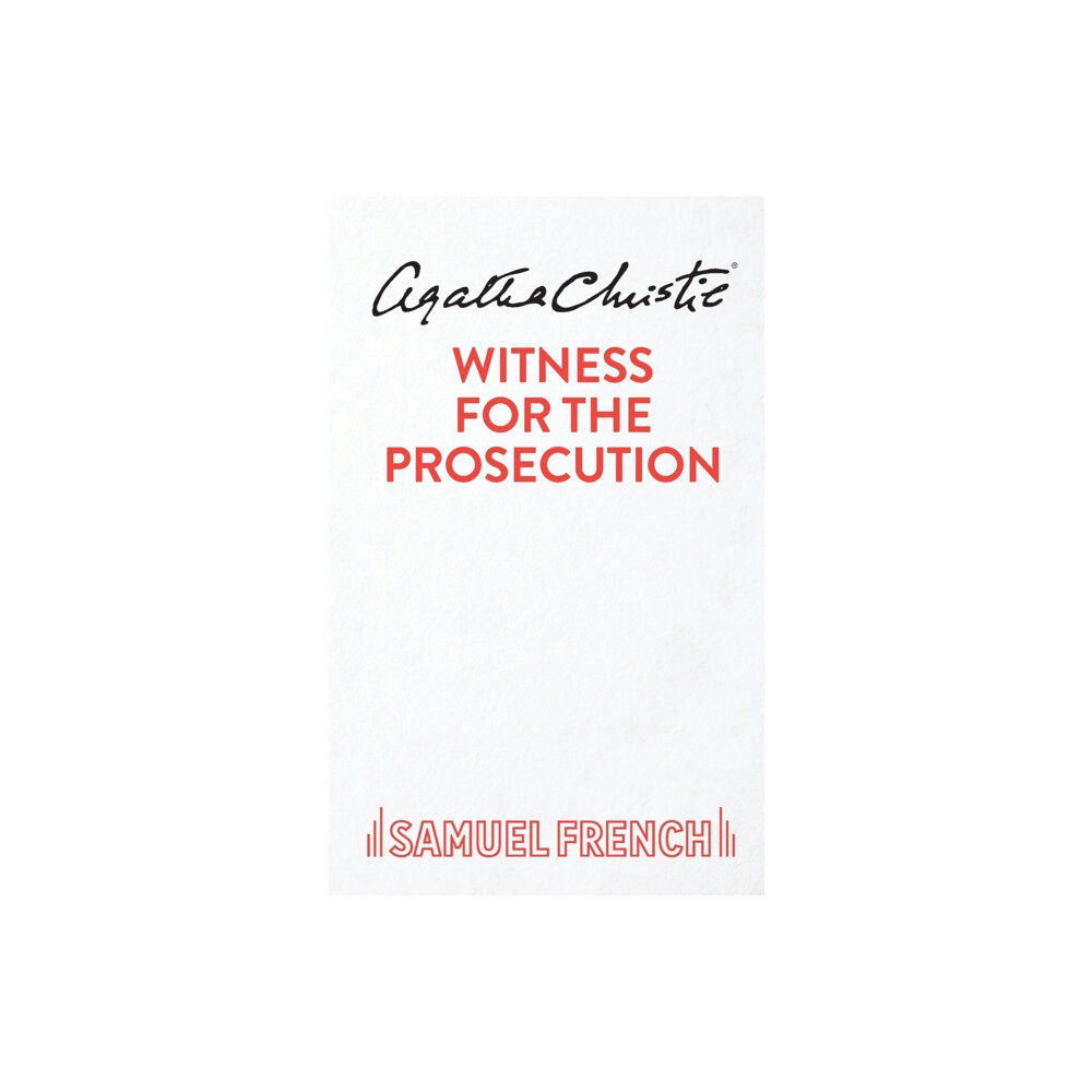 Samuel French Ltd Witness for the Prosecution (häftad, eng)