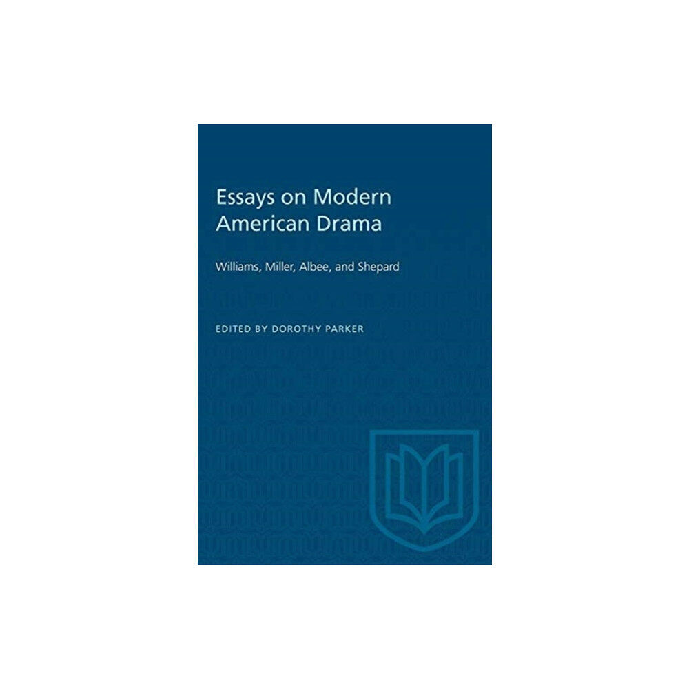 University of Toronto Press Essays on Modern American Drama (häftad, eng)