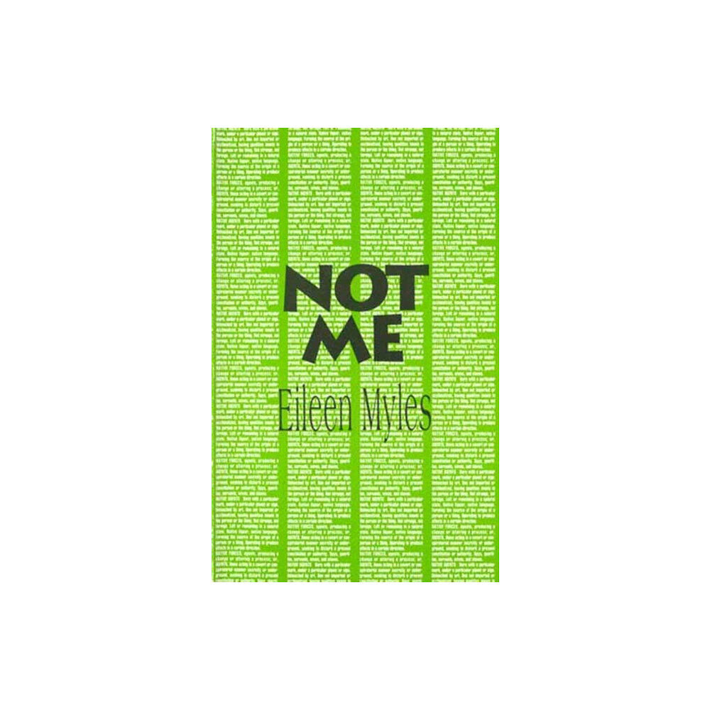 Mit press ltd Not Me (häftad, eng)