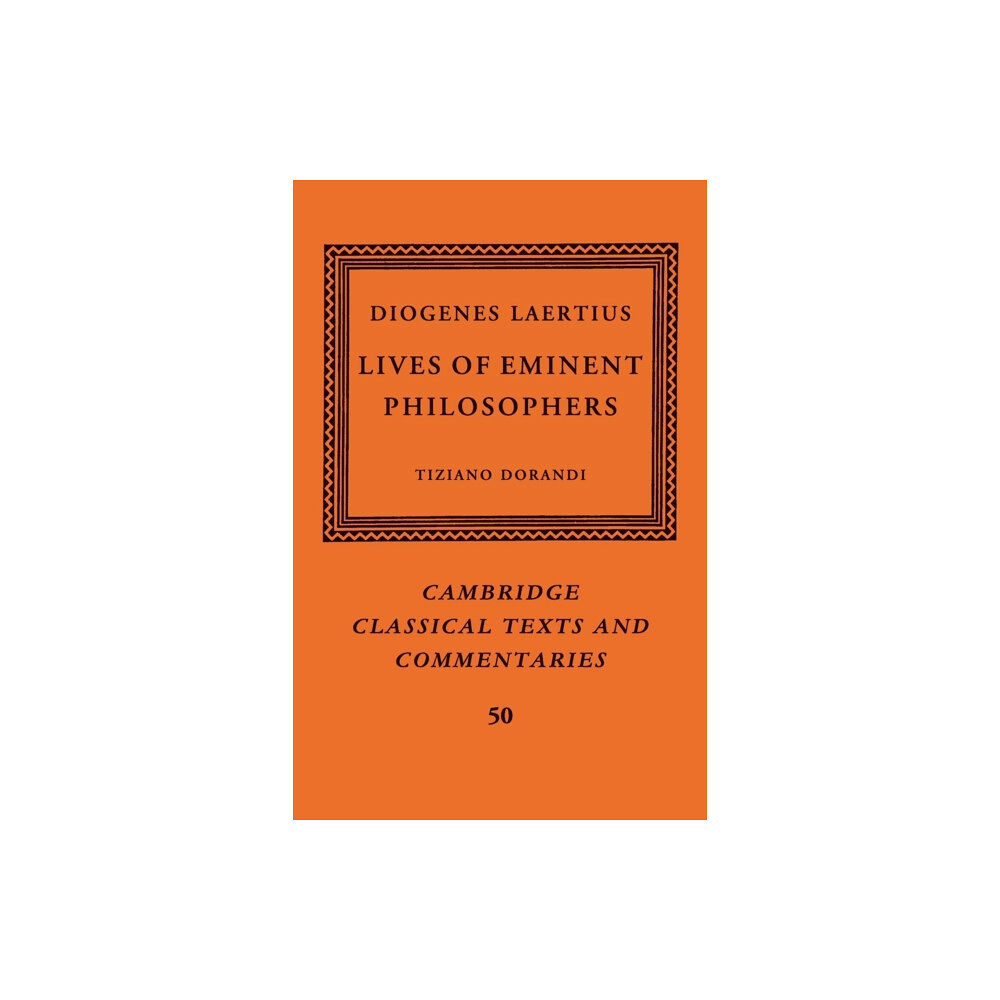 Cambridge University Press Diogenes Laertius: Lives of Eminent Philosophers (häftad, eng)