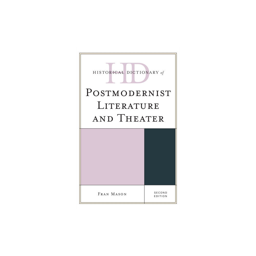 Rowman & littlefield Historical Dictionary of Postmodernist Literature and Theater (inbunden, eng)