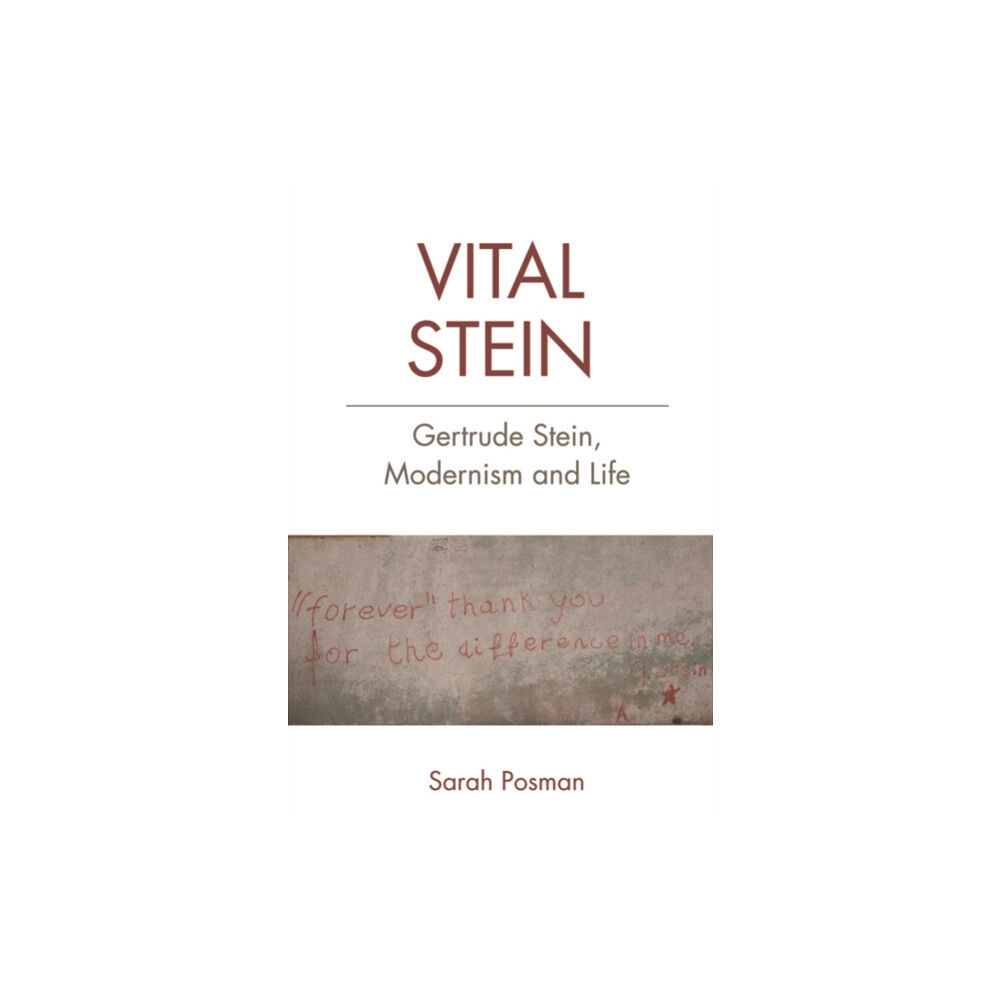 Edinburgh university press Vital Stein (häftad, eng)