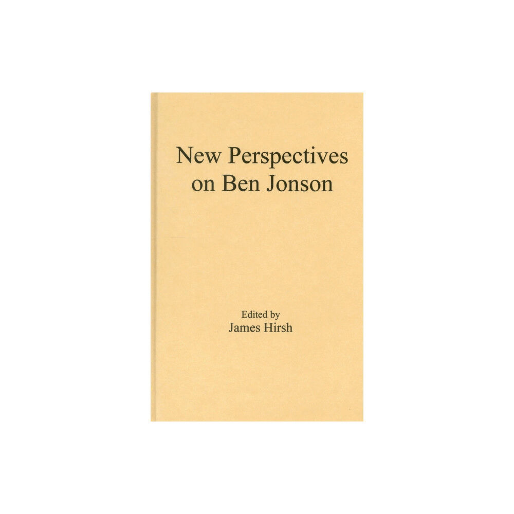 Fairleigh dickinson university press New Perspectives on Ben Jonson (inbunden, eng)