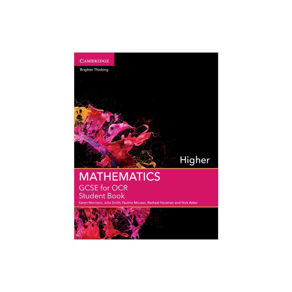 Cambridge University Press GCSE Mathematics for OCR Higher Student Book (häftad, eng)