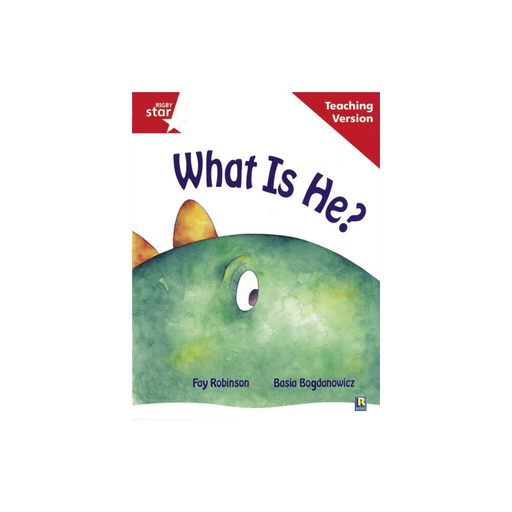 Pearson Education Limited Rigby Star Guided Reading Red Level: What Is He? Teaching Version (häftad, eng)