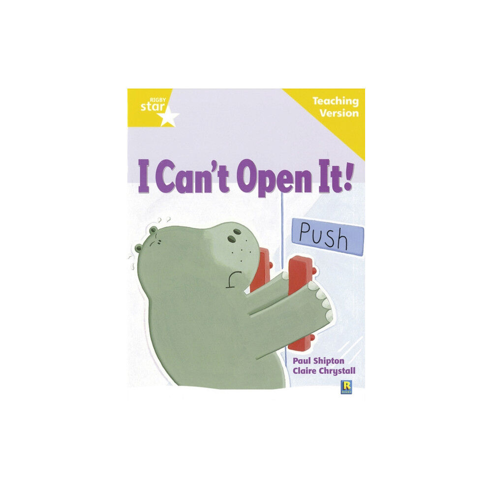 Pearson Education Limited Rigby Star Guided Reading Yellow Level: I Can't Open It! Teaching Version (häftad, eng)