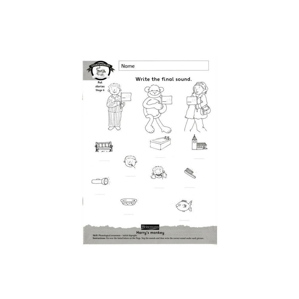 Pearson Education Limited Literacy Edition Storyworlds Stage 6, Animal World, Workbook (häftad, eng)