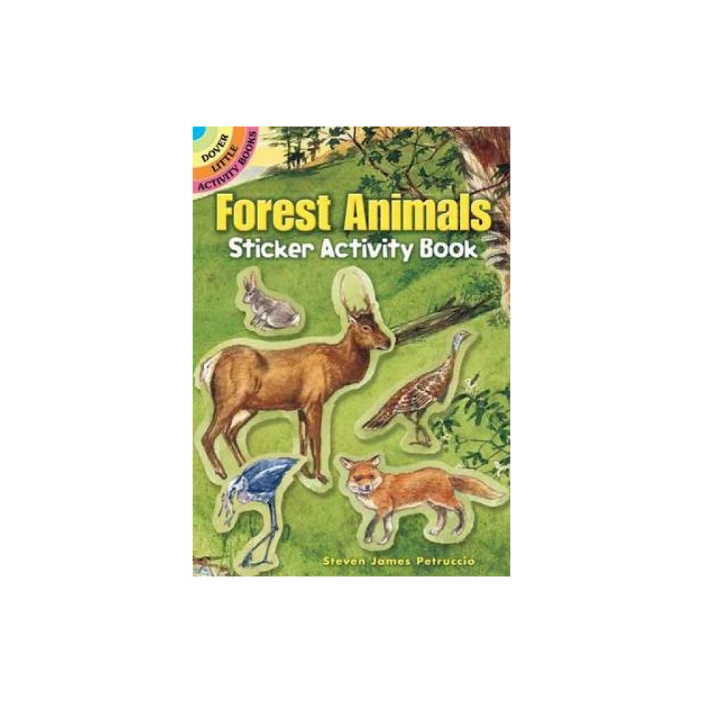 Dover publications inc. Forest Animals Sticker Activity Book (häftad, eng)